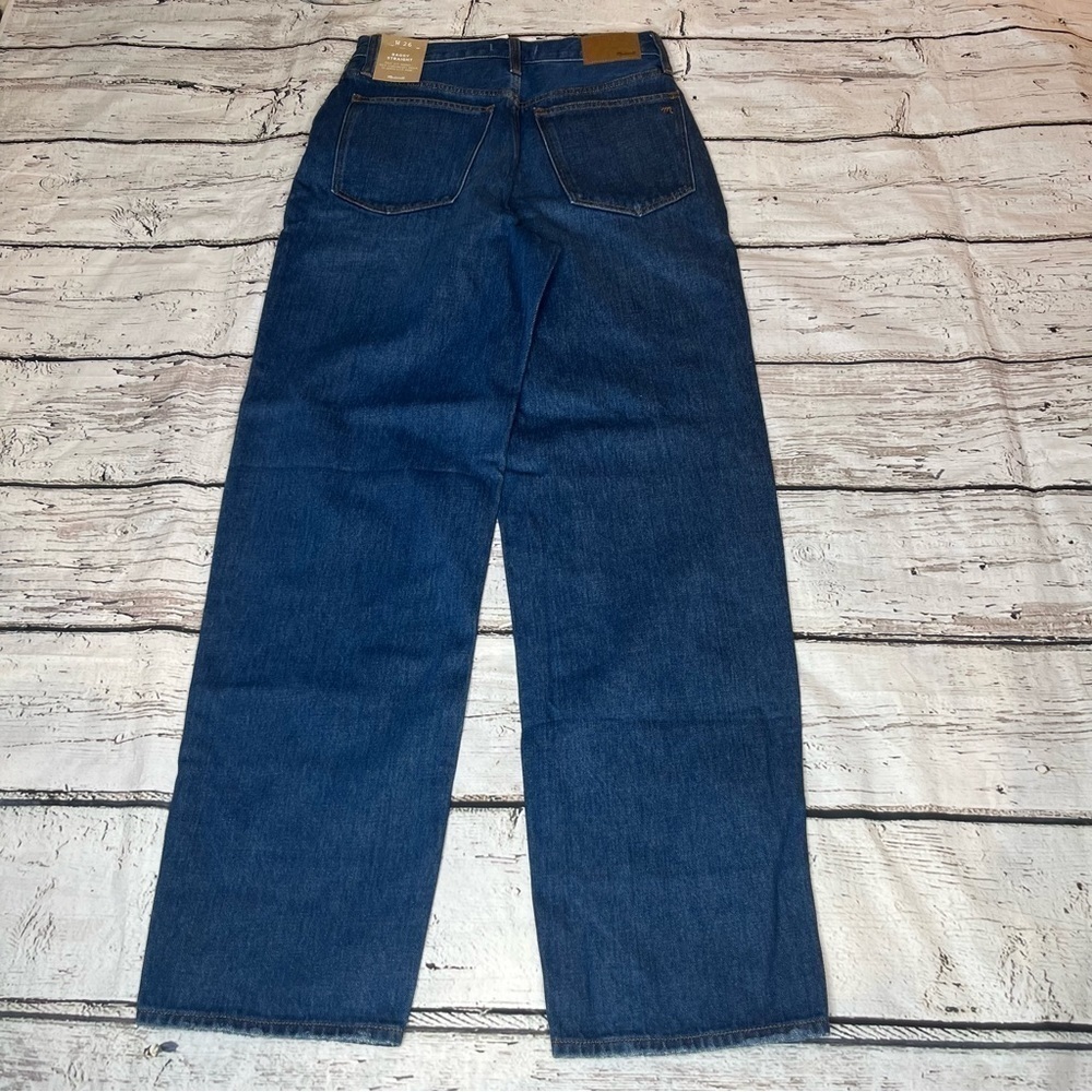NWT Madewell Baggy Straight Jeans Size 26 - Picture 8 of 9